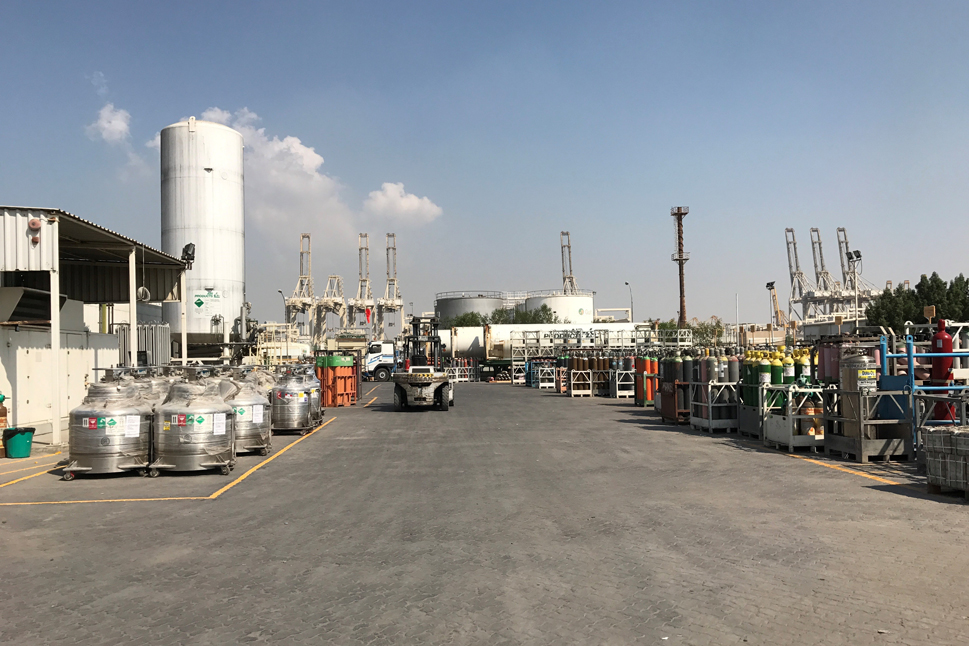 Air Products' industrial gas facility in the United Arab Emirates